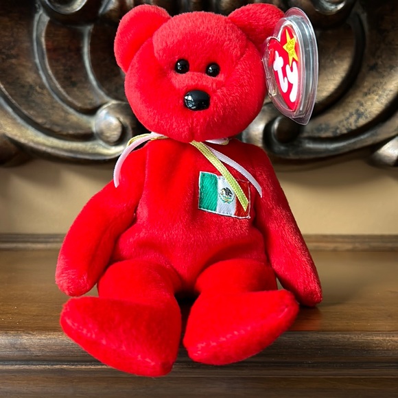 Osito Mexican flag beanie baby - Picture 1 of 3